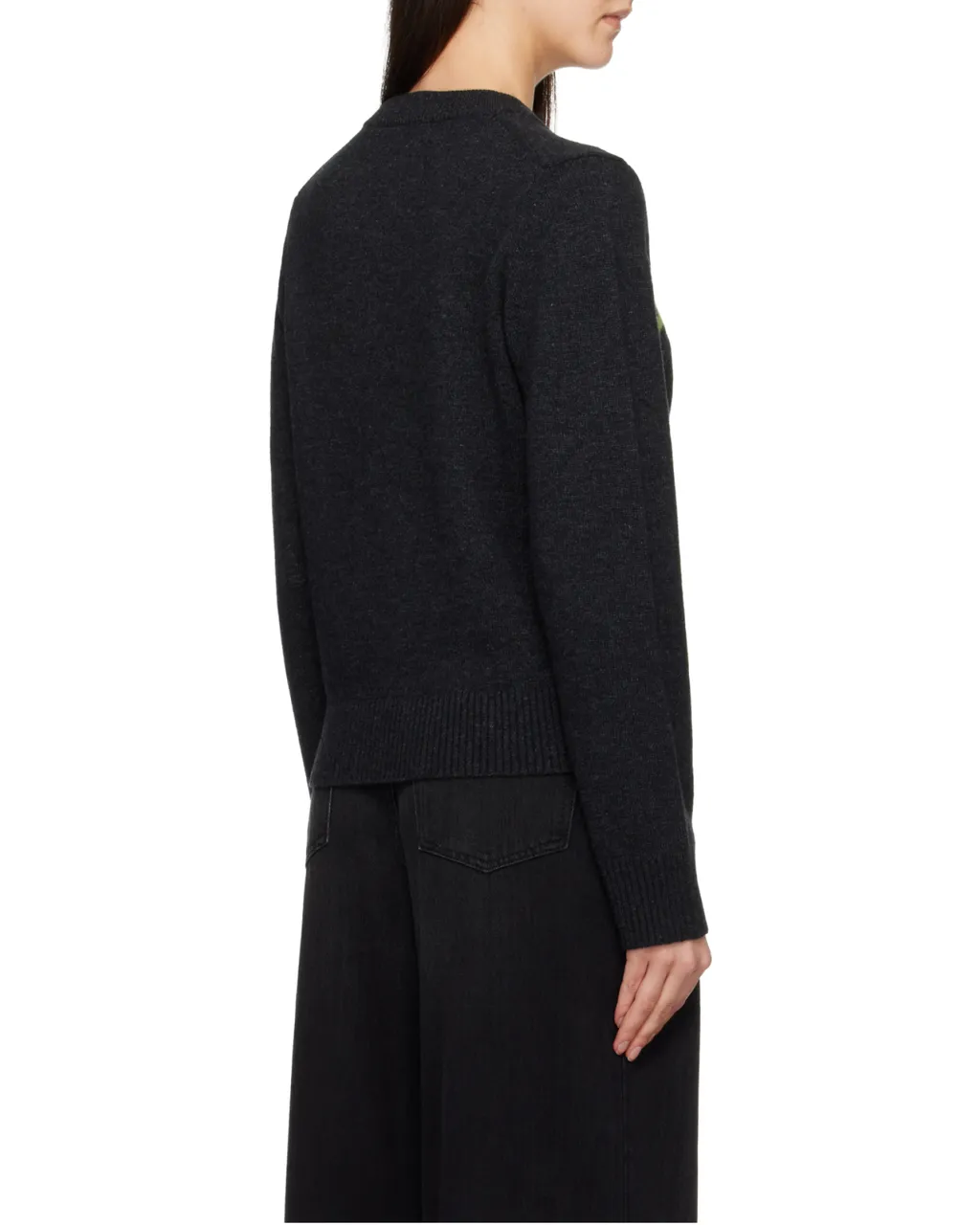 Dark Grey Puppy Wool Jumper
