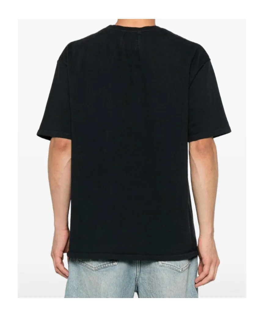 Crest-Print Cotton T-Shirt
