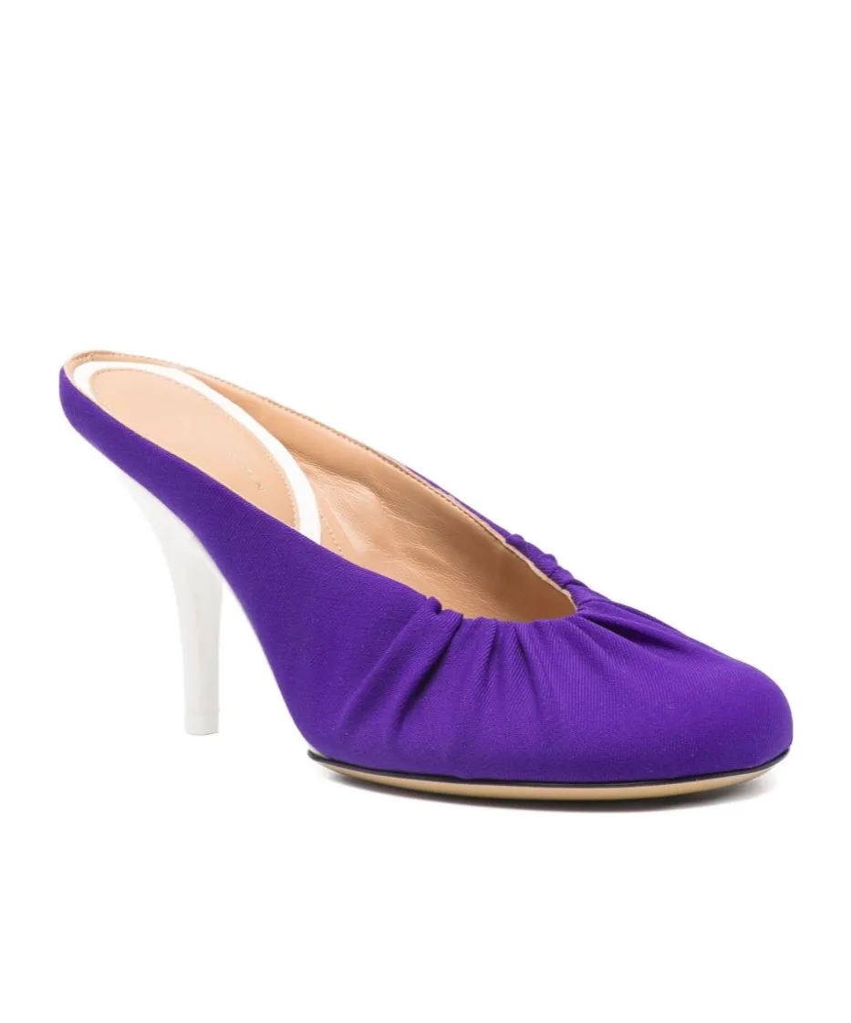 Round-Toe High-Heeled Sandals