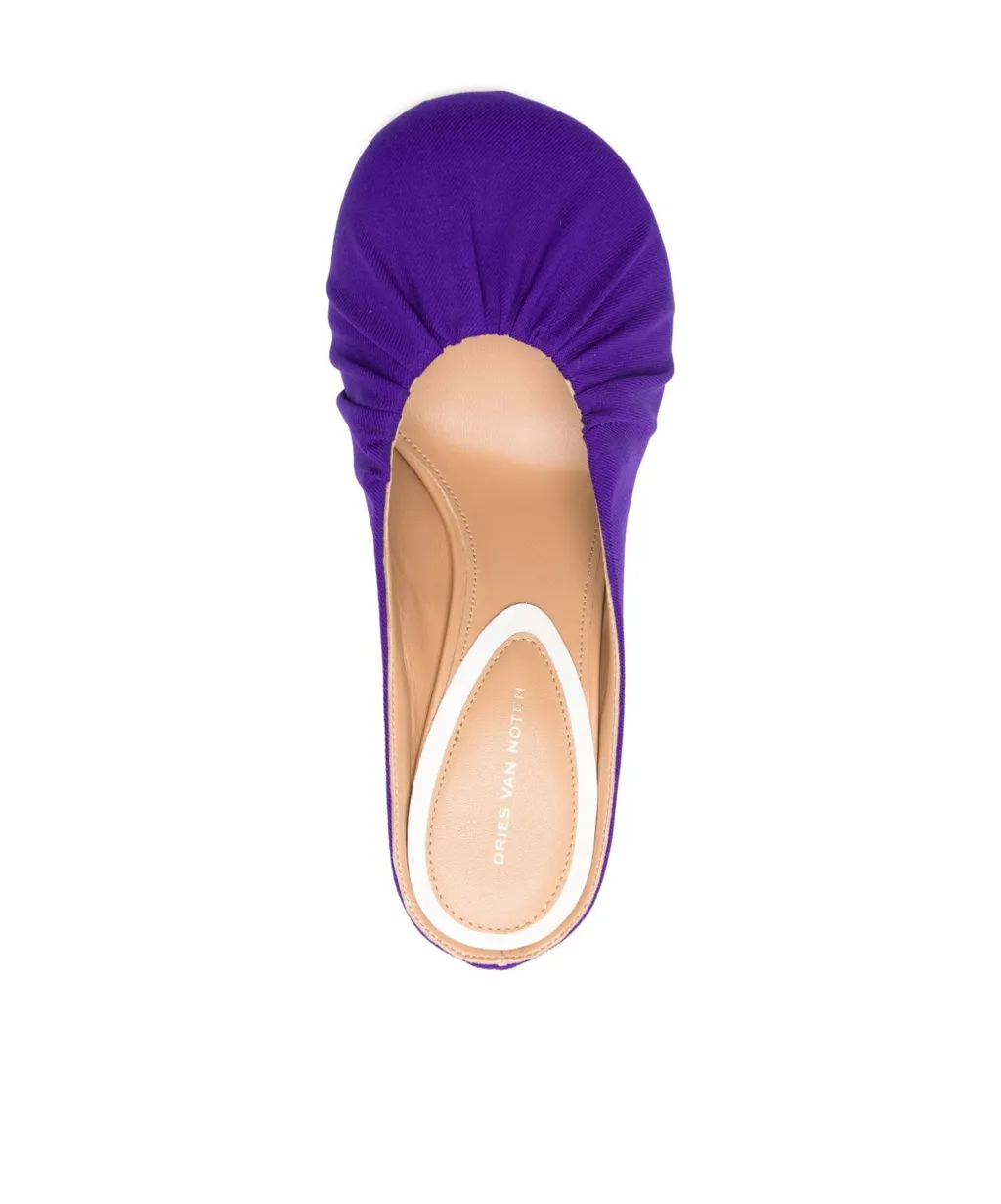 Round-Toe High-Heeled Sandals