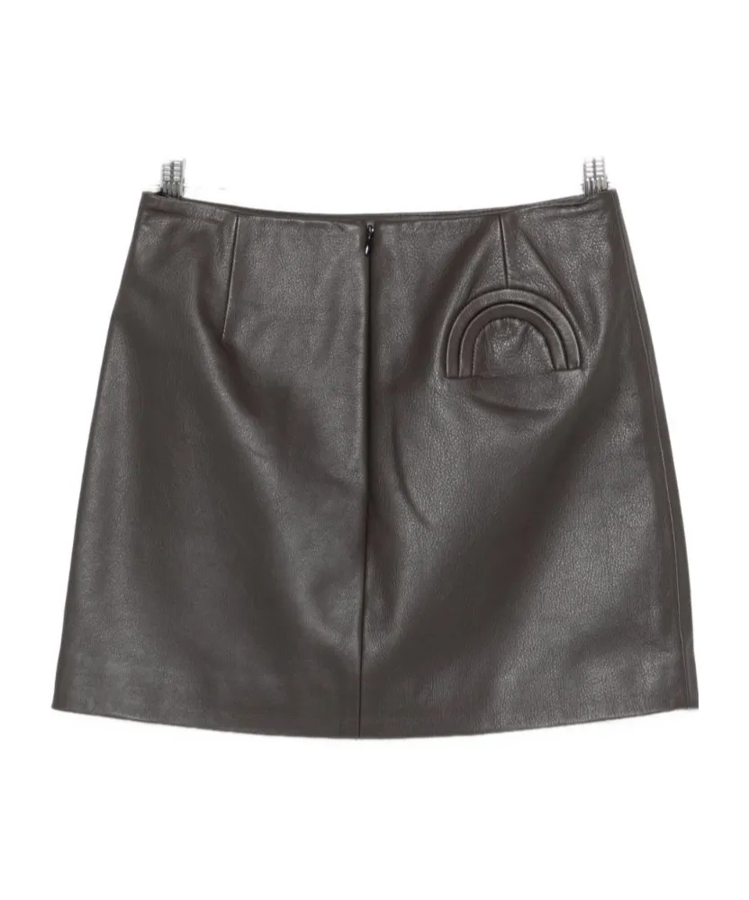 Leather Mini Skirt