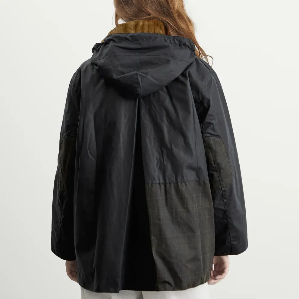 X Ganni Waxed Duffle Coat
