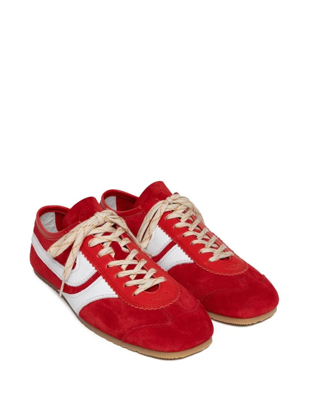Dries Van Noten Round Toe Lace-Up Sneakers