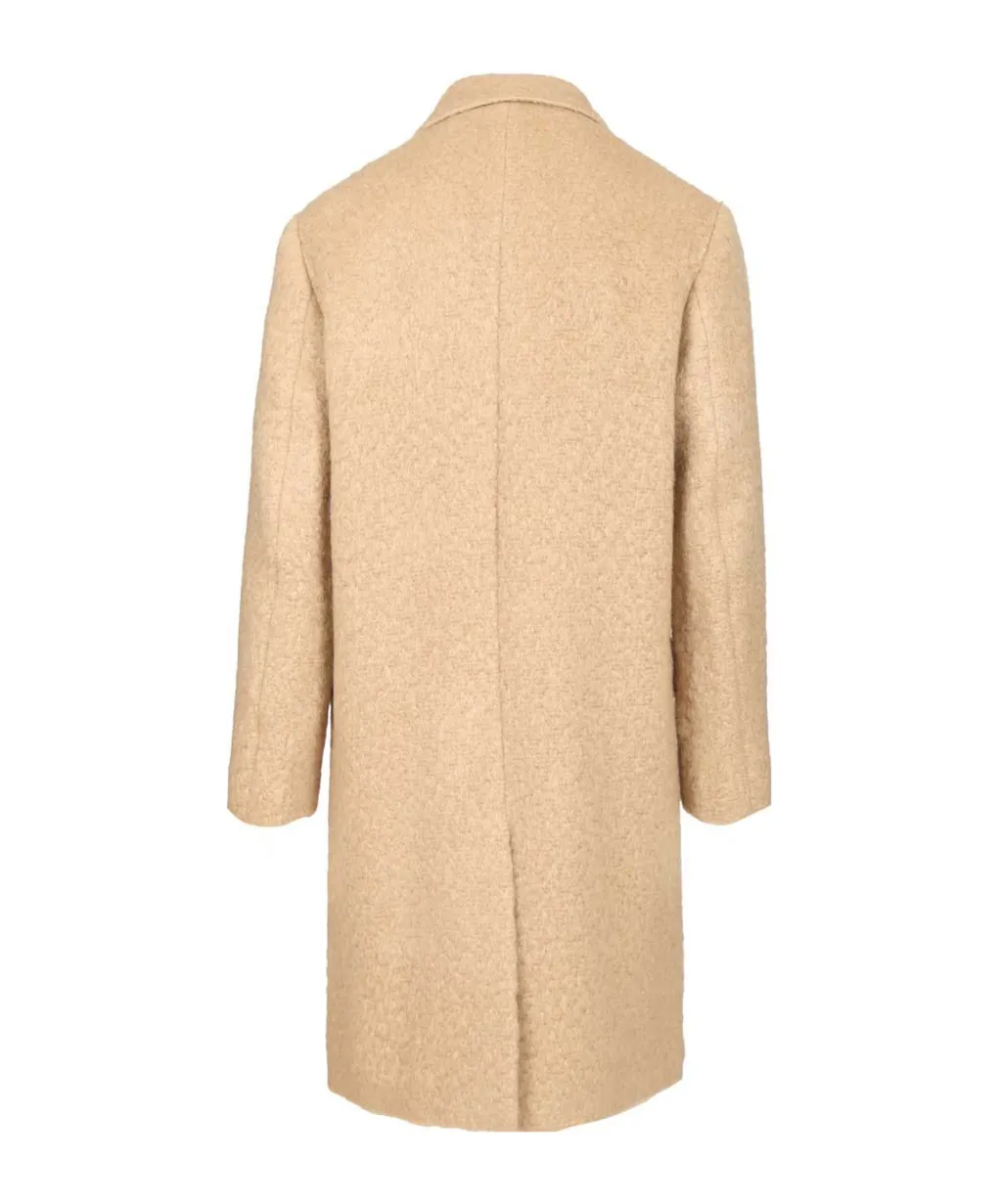 Rustic Long Coat Beige