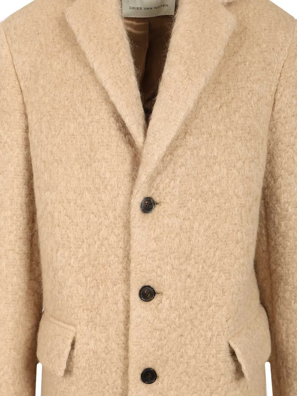 Rustic Long Coat Beige