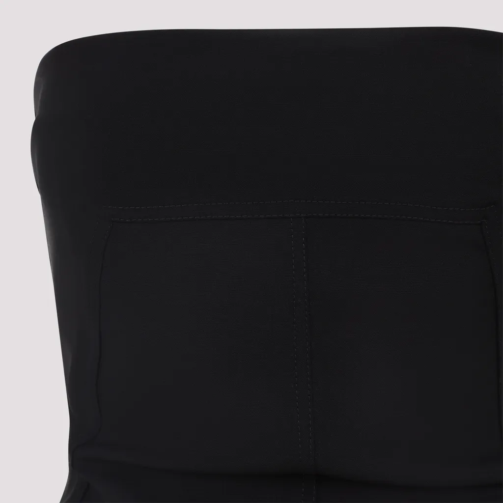 Rick Owens Rear Zip Fastened Strapless Top