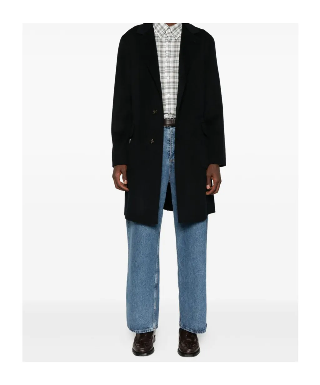 Pockets Single-Breasted Coat