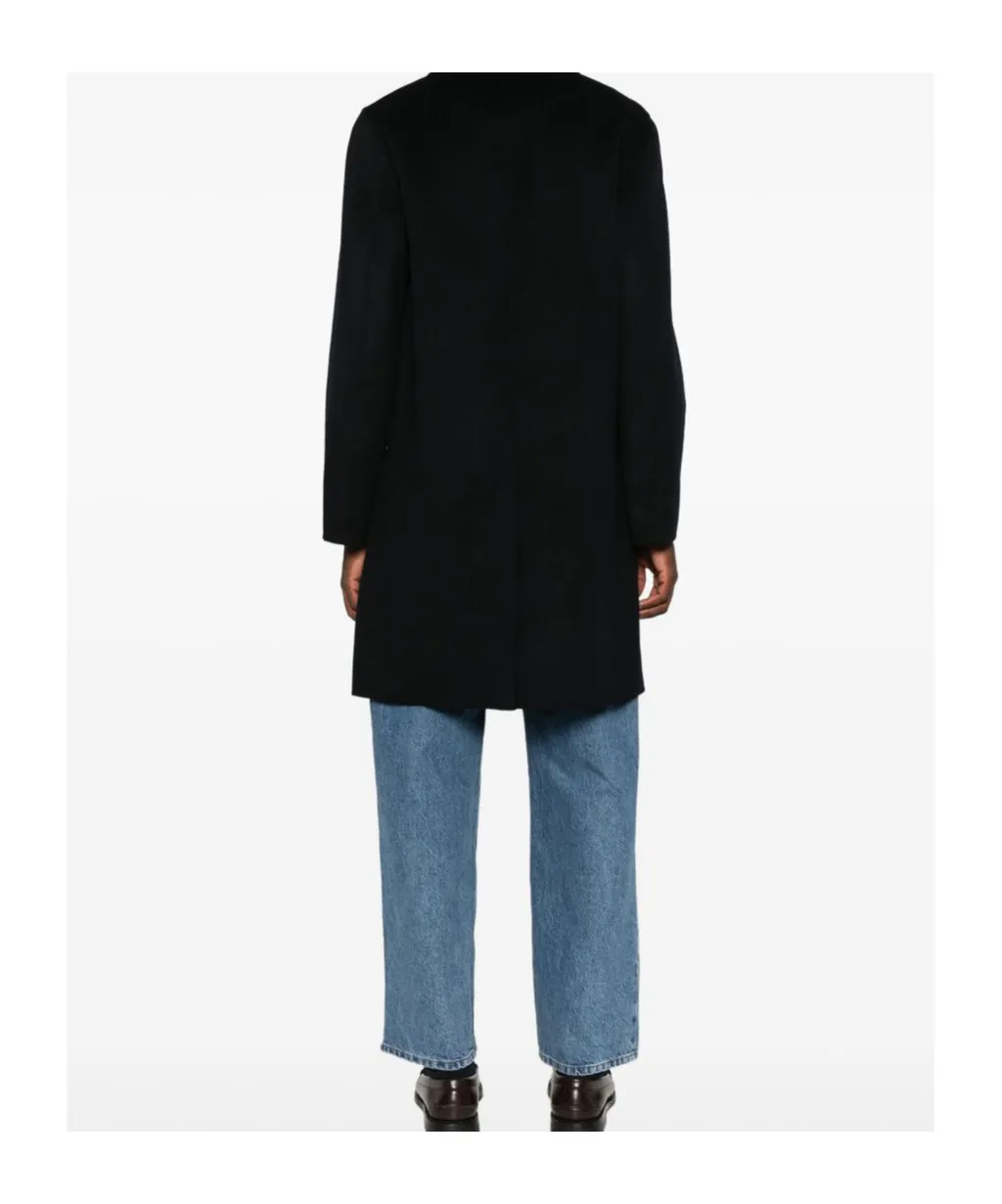 Pockets Single-Breasted Coat