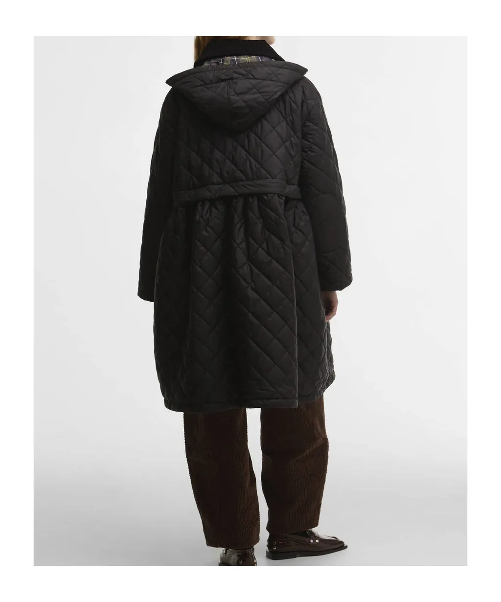 Barbour X Ganni Quilted Zipped Coat