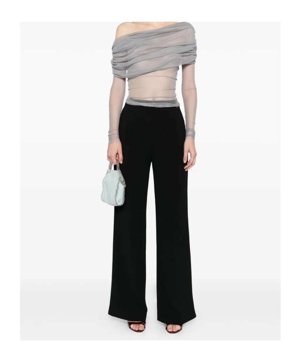 Veiled Silk Top