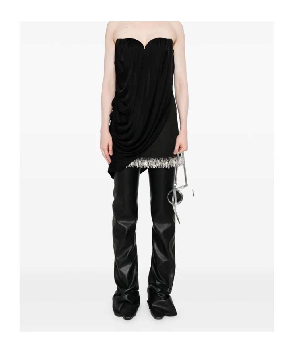 Draped Strapless Top