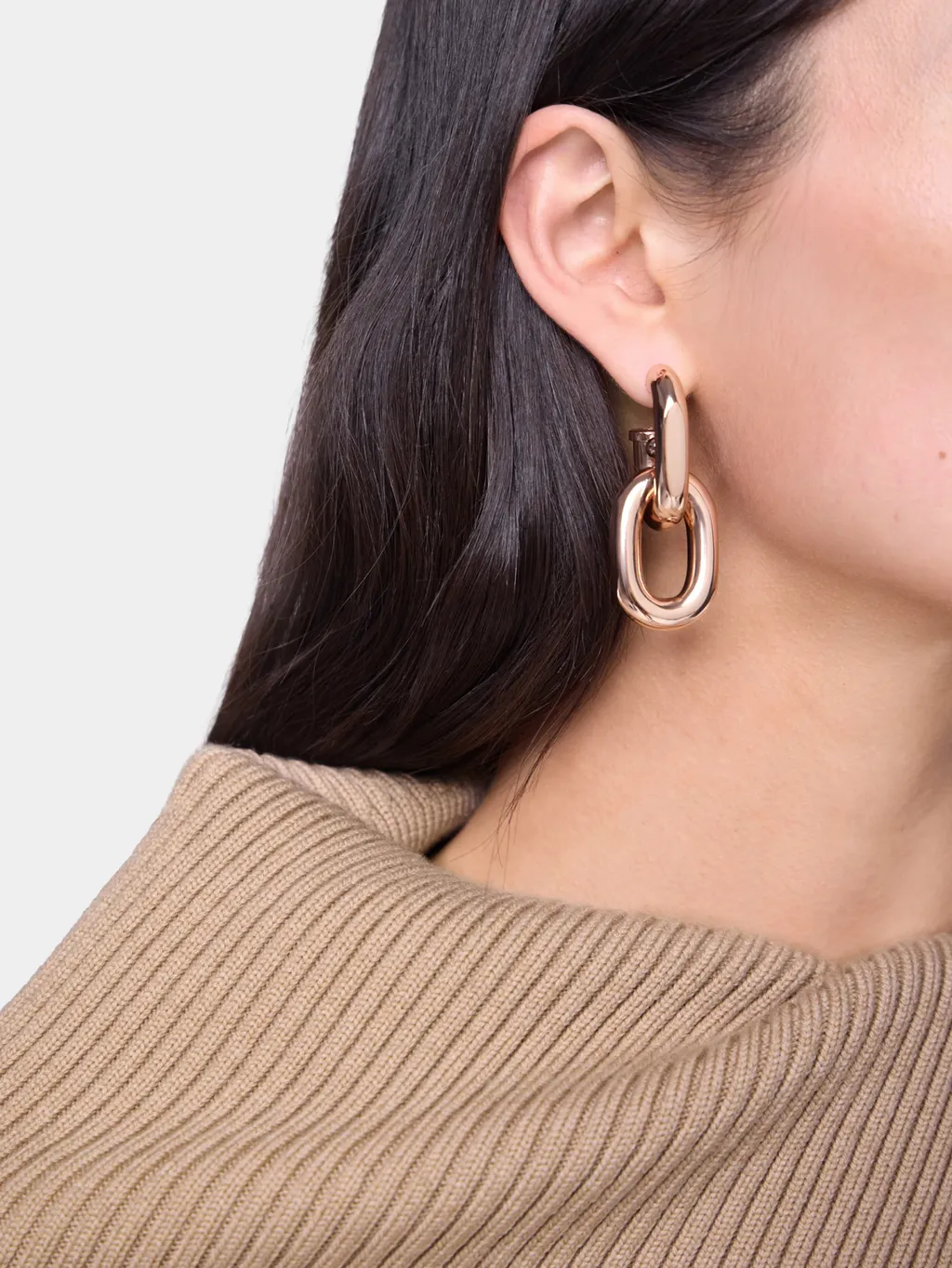 Double Xl Link Earrings