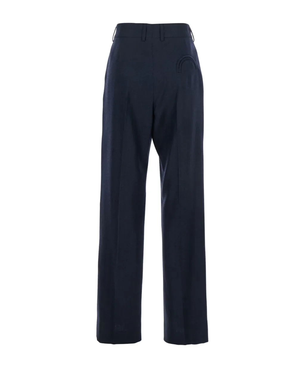 Blazé Milano Pleated Straight-Leg Pants
