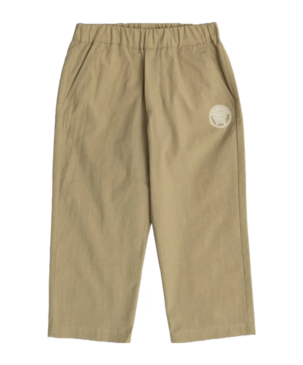 Versace Kids Medusa Printed Straight-Leg Trousers