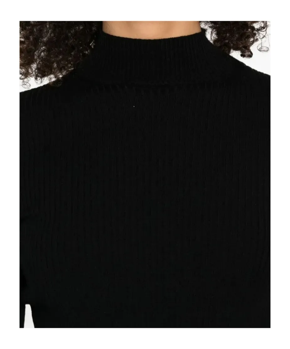 Twinset Rib Knit Turtleneck Jumper