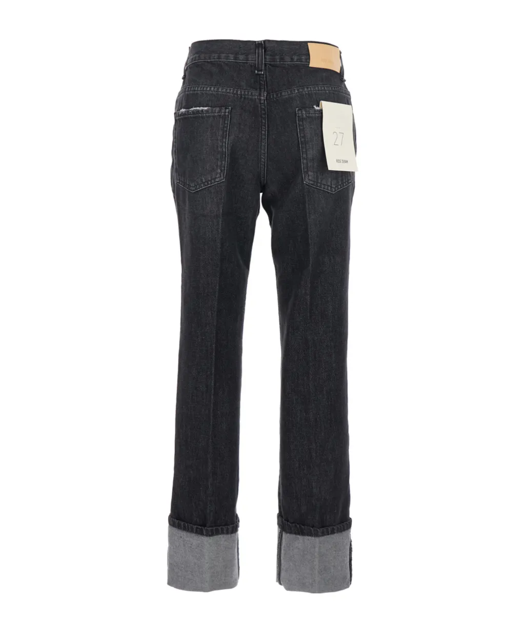 Merci Margot Turn-Up Hem Jeans