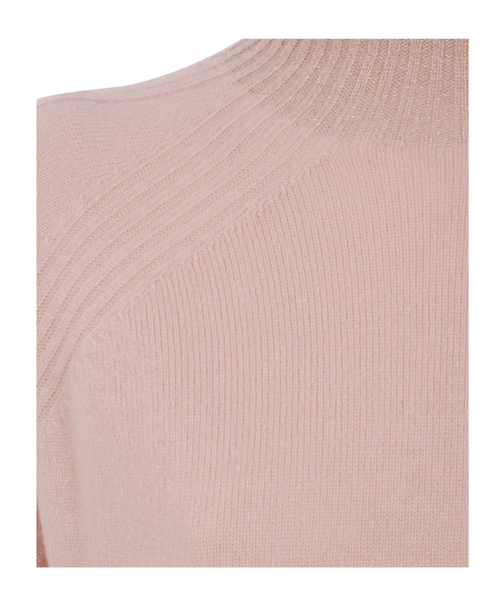 Twinset Ribbed Turtleneck Sweater