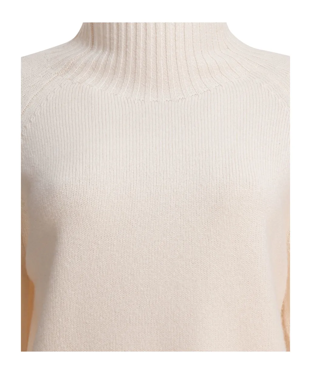 High-Neck Cashmere Sweater