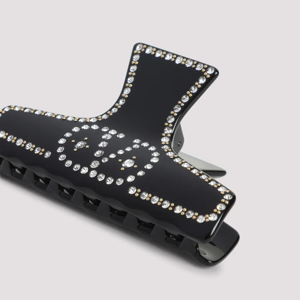 Valentino Embellished Hair Claw Clip