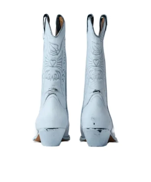 40Mm Leather Boots