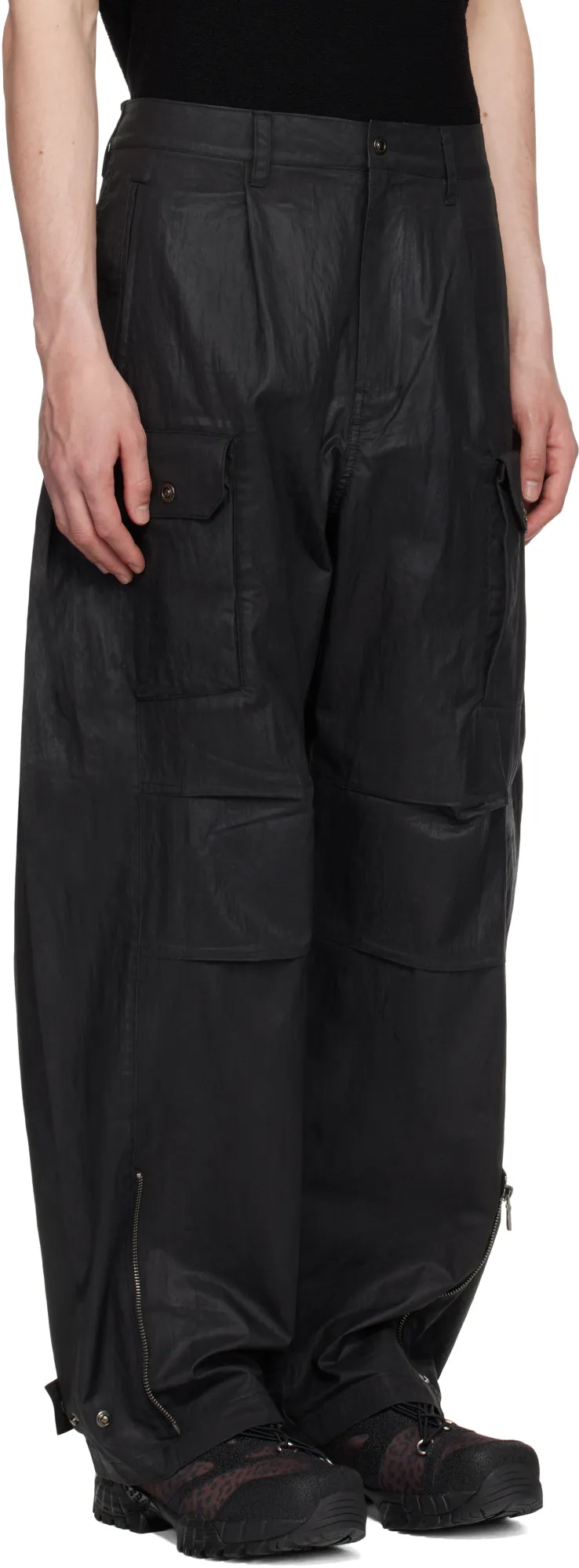 Workwear Casual Pants With Belt Loops