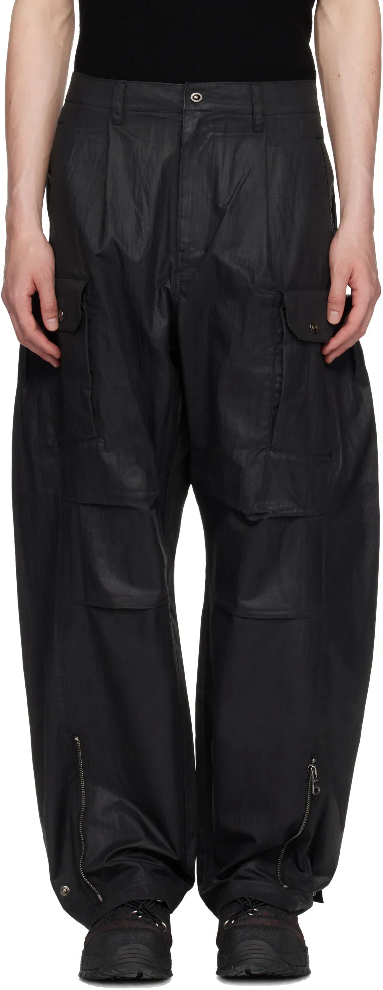 Workwear Casual Pants With Belt Loops