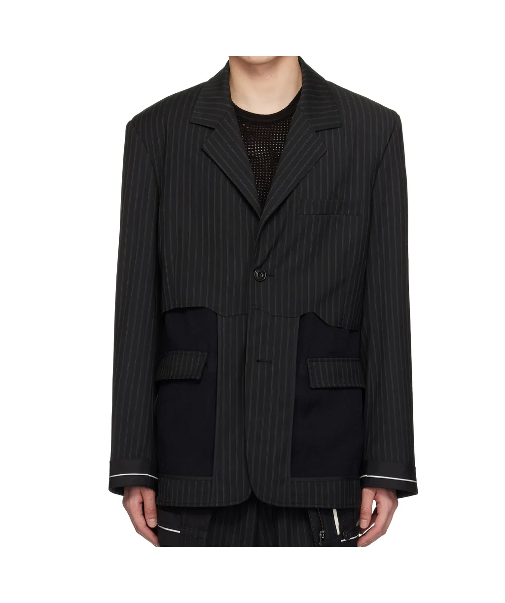 Striped Suit Jacket