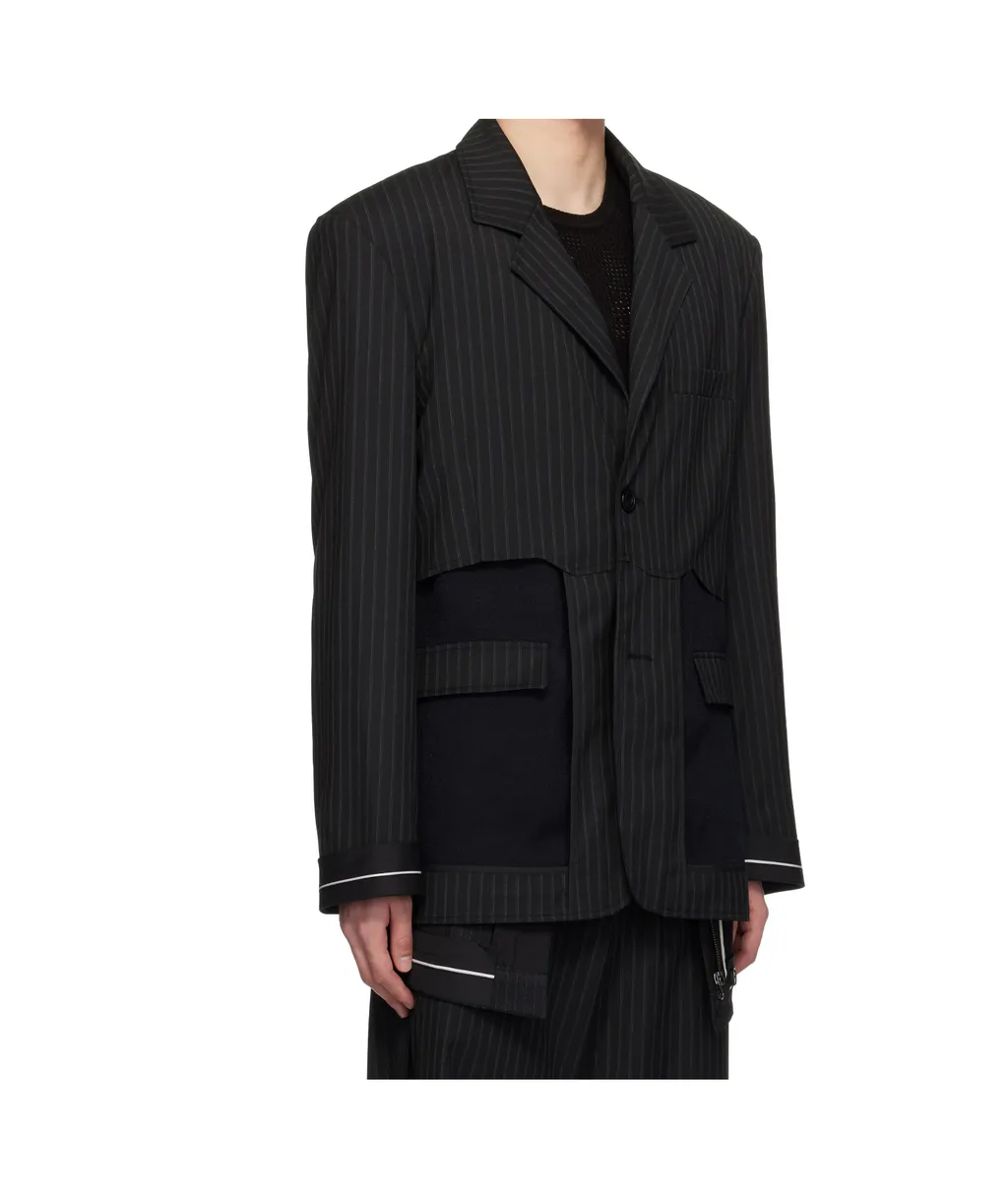 Striped Suit Jacket
