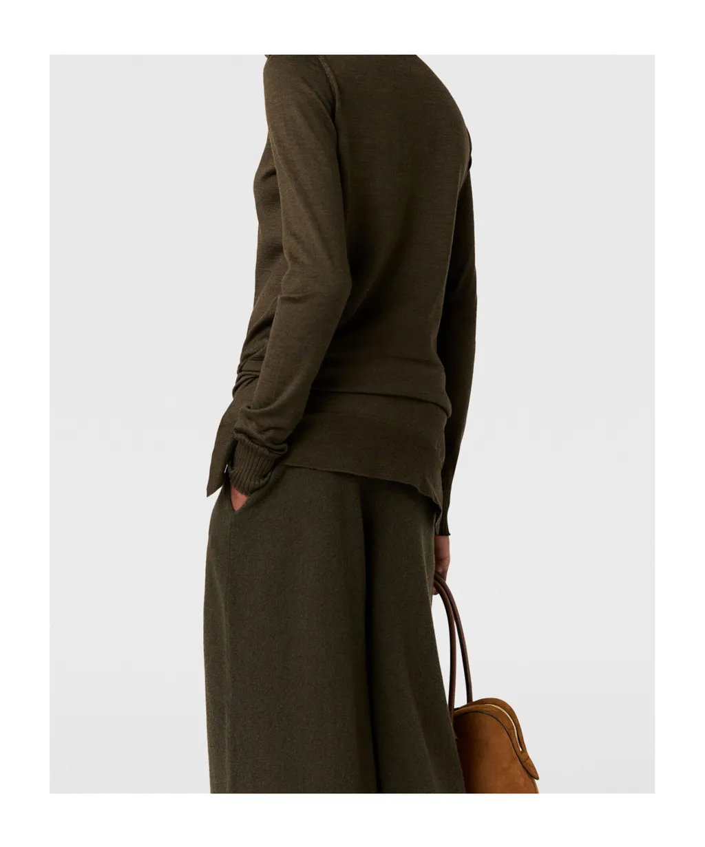 Stella Mccartney Tie-Front Crewneck Jumper