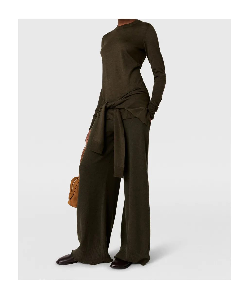 Stella Mccartney Tie-Front Crewneck Jumper