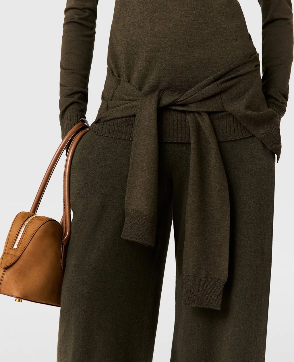 Stella Mccartney Tie-Front Crewneck Jumper