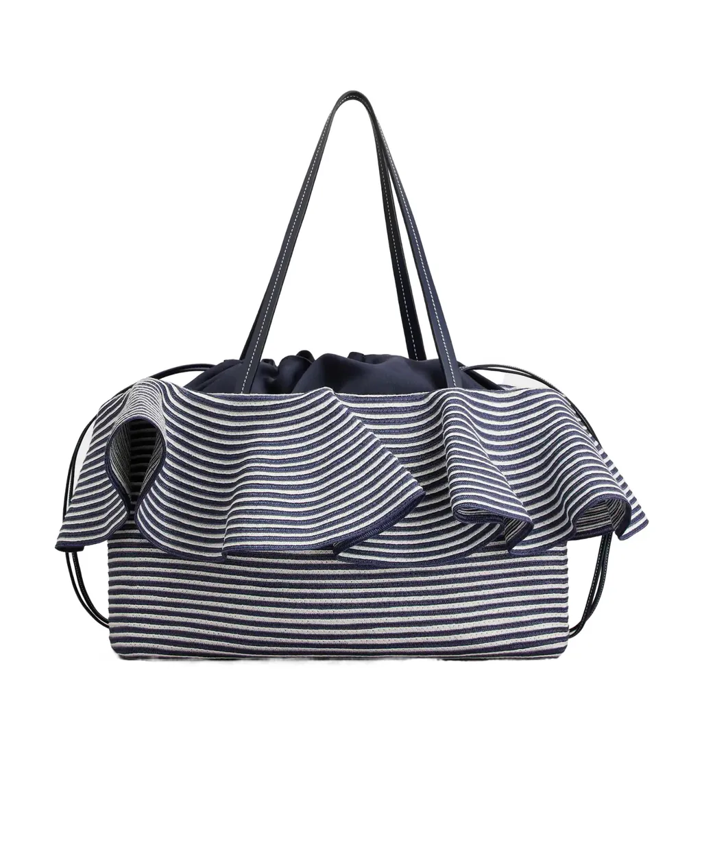 Medium Shopping Bag In Raffia