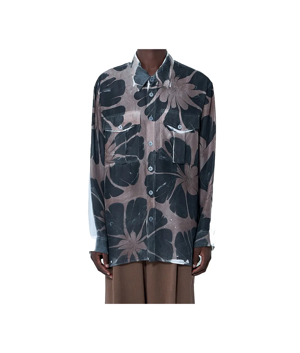 Floral Silk Shirt