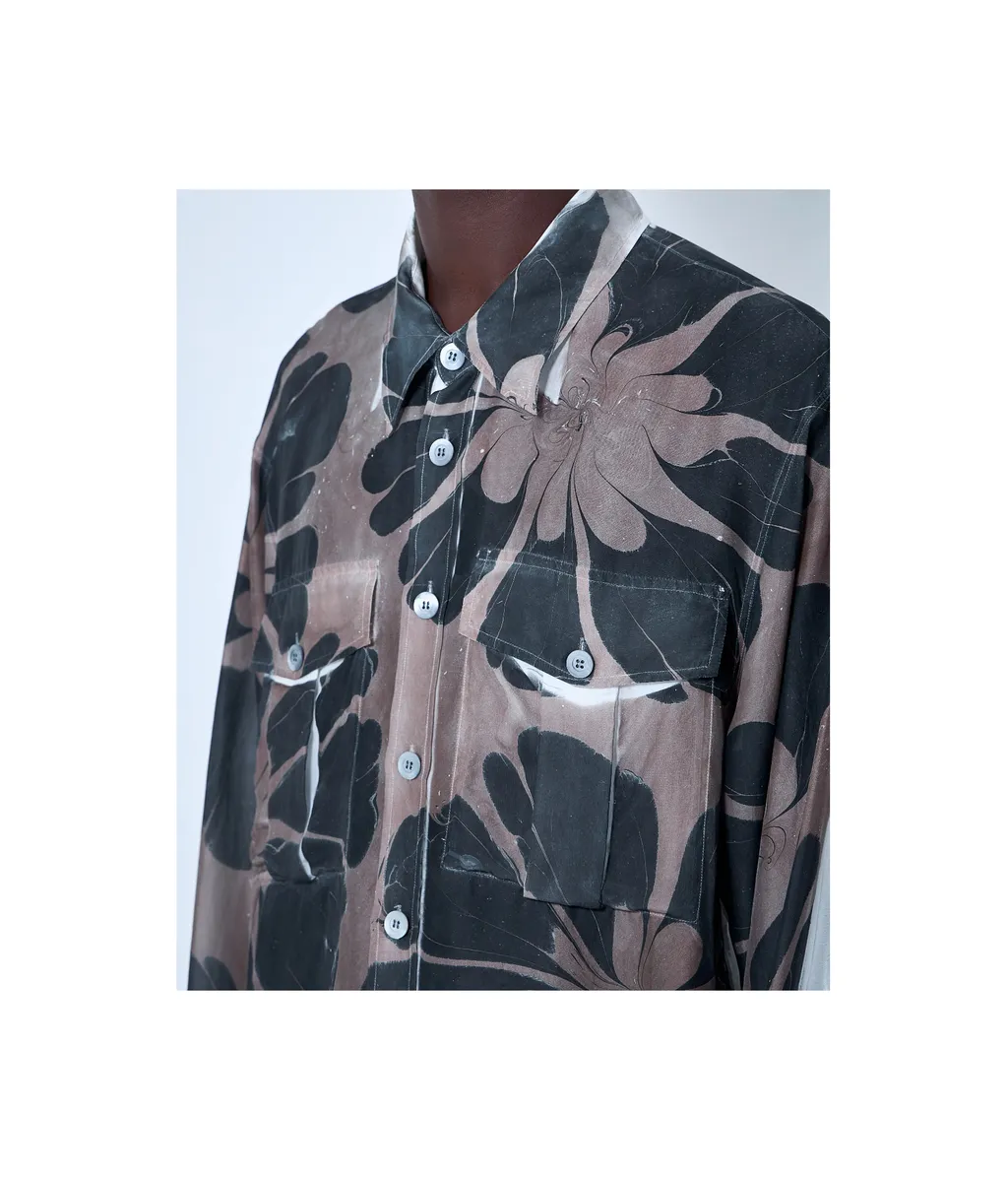 Floral Silk Shirt