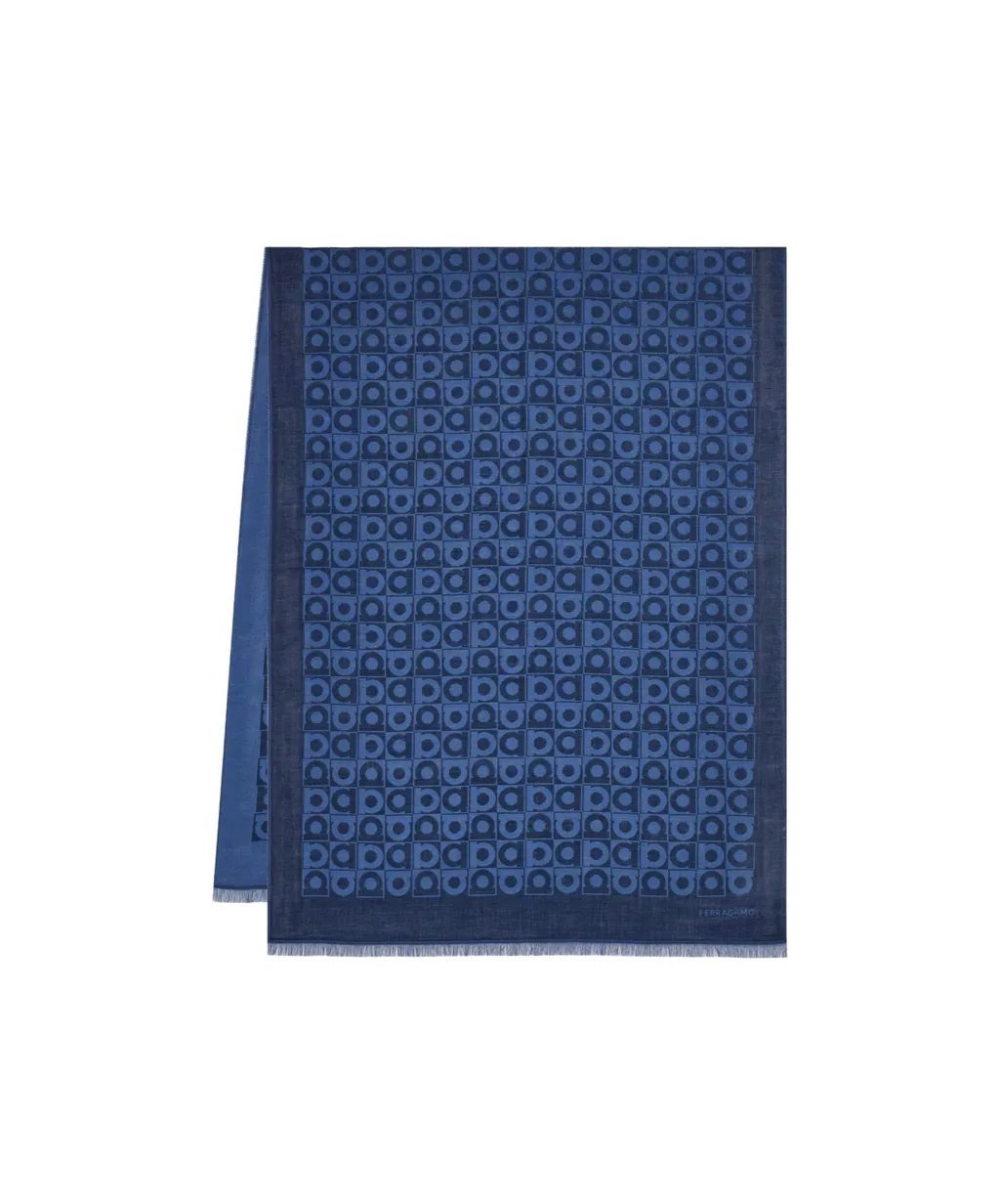 Gancini-Pattern Scarf