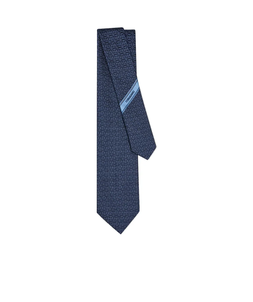 Gancini Jacquard Tie