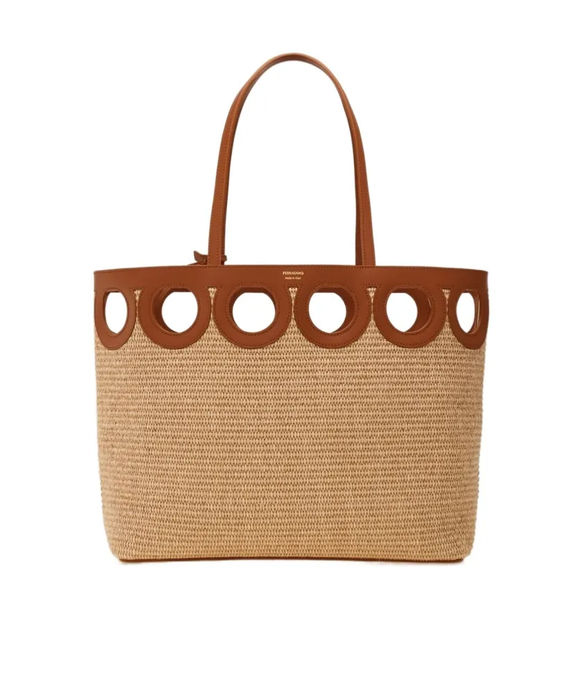 Gancini Outline Tote Bag
