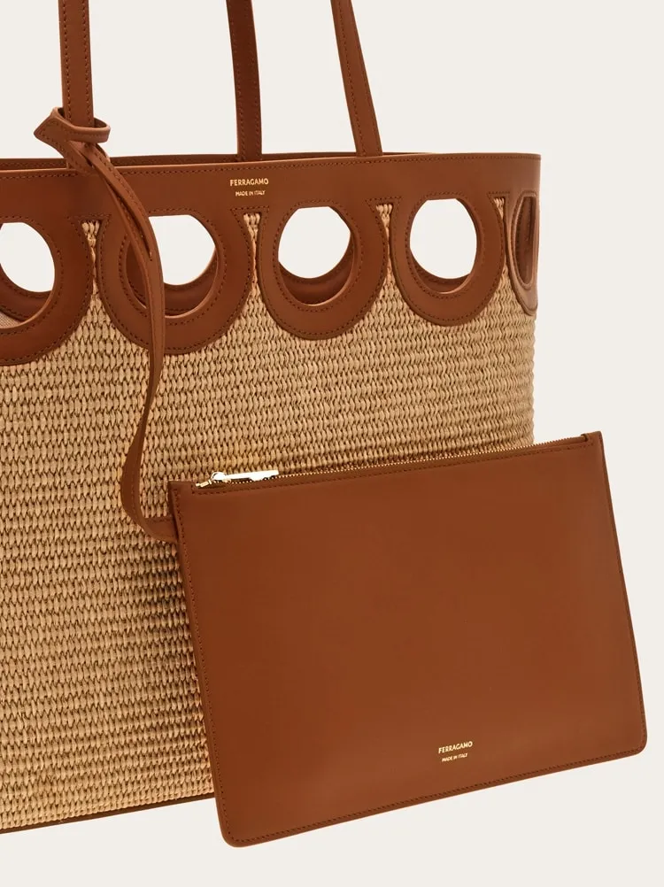Gancini Outline Tote Bag