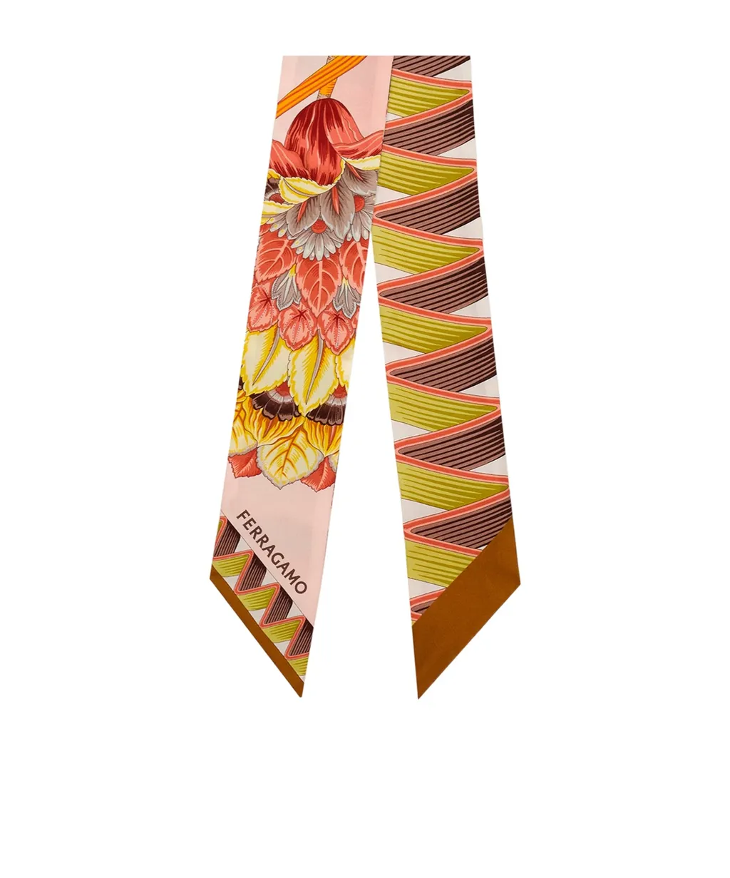 Ferragamo Printed Twill Scarf