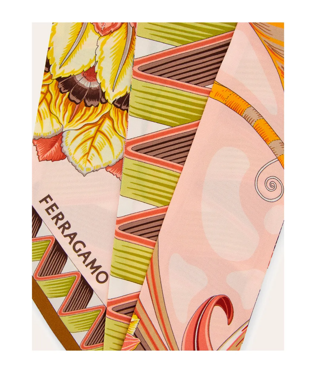 Ferragamo Printed Twill Scarf