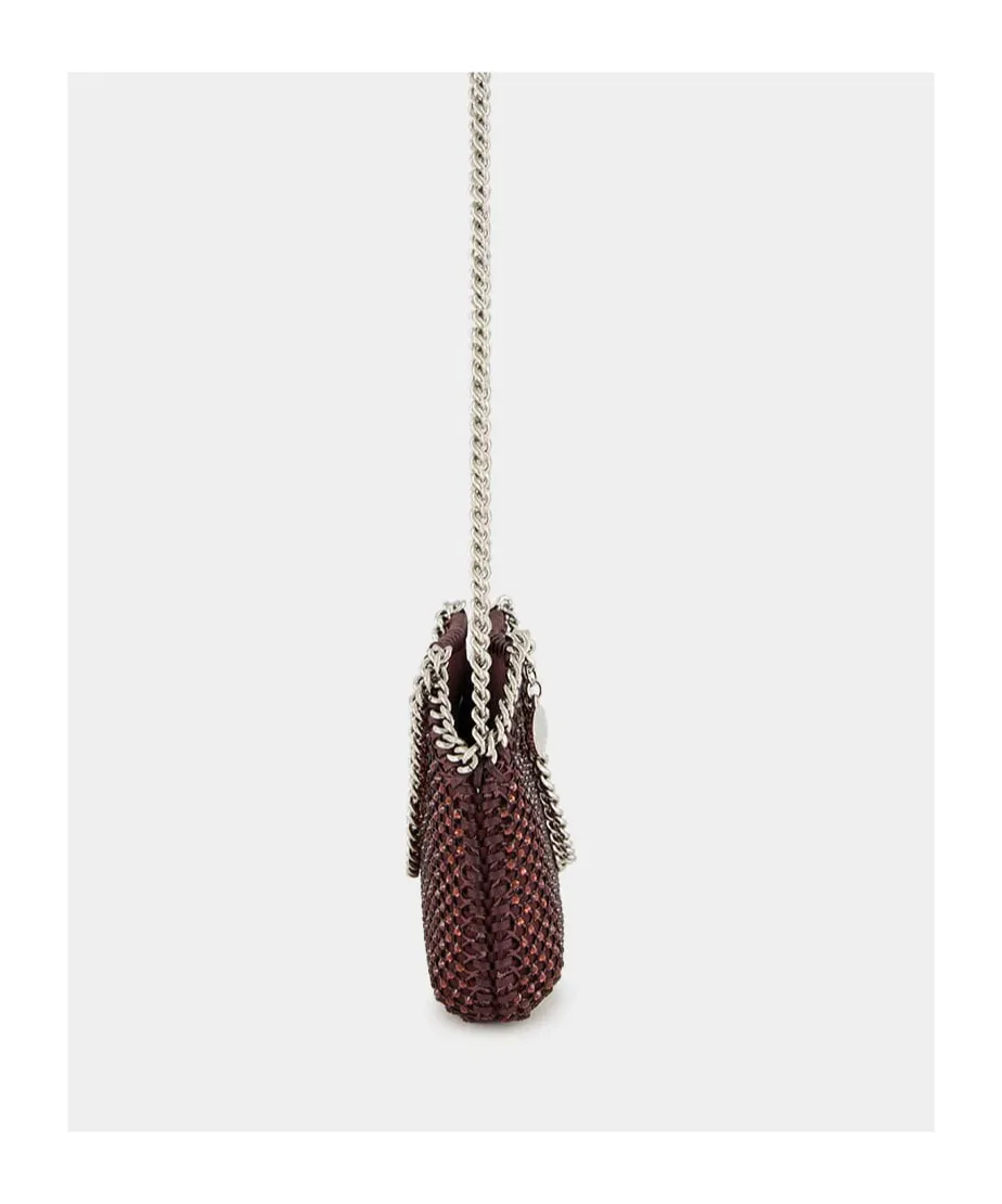 Stella Mccartney Falabella Embellished Mesh Mini Tote Bag