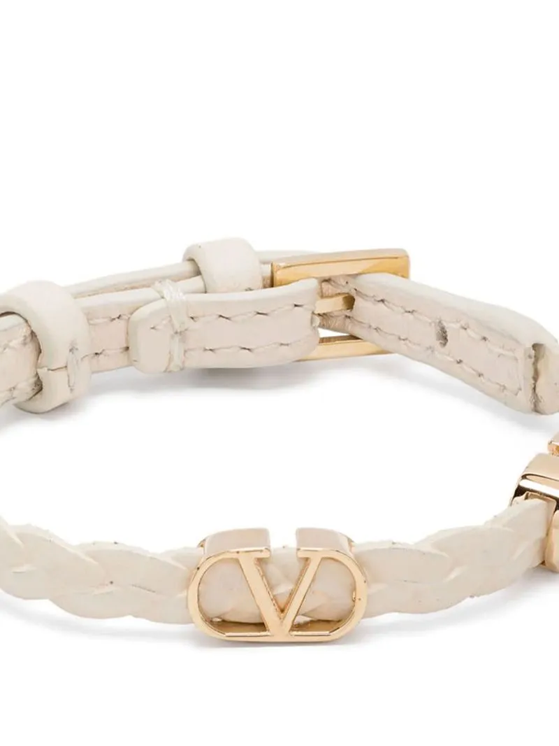 Valentino Vlogo Signature Braided Strap Bracelet