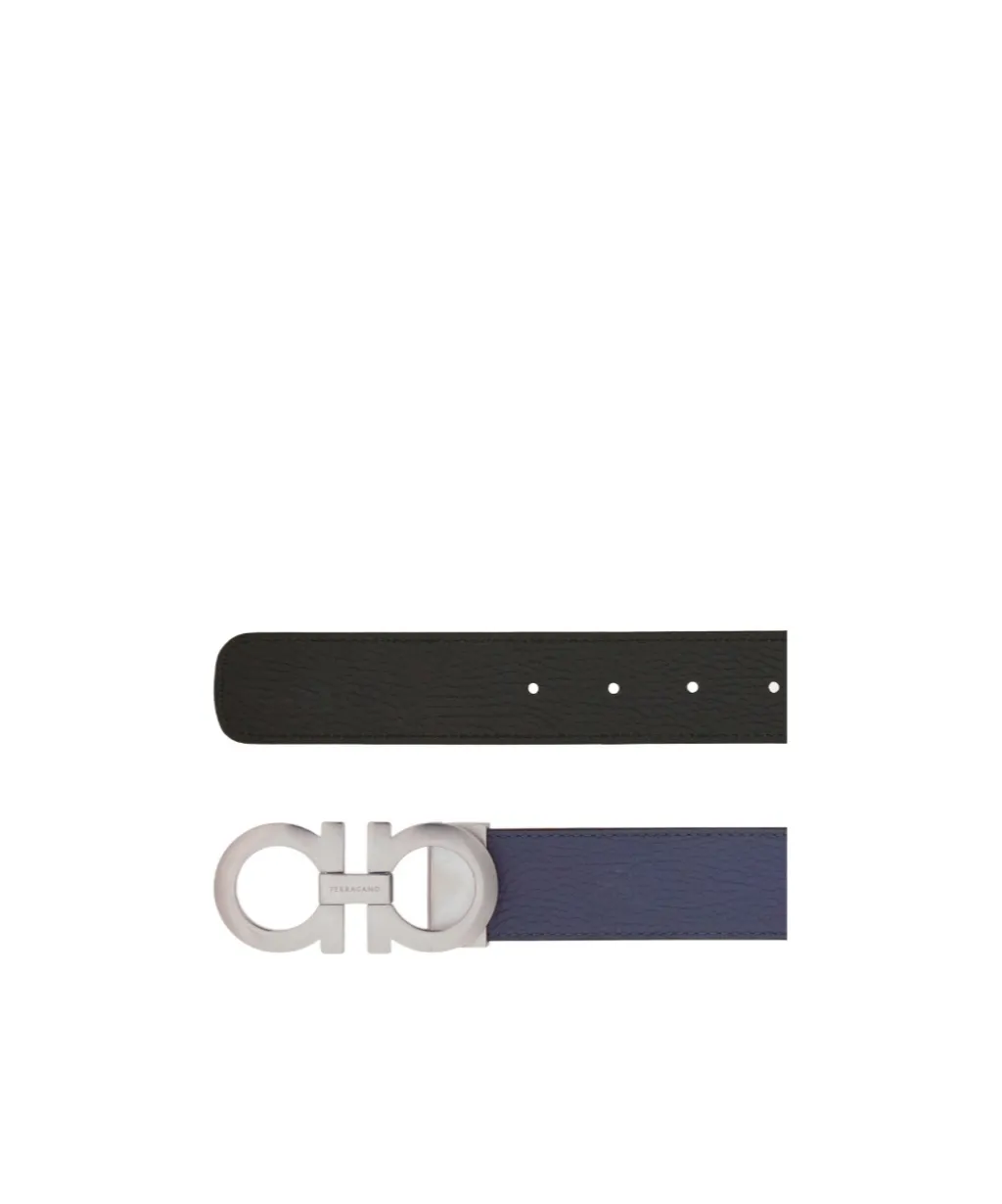 Reversible And Adjustable Gancini Belt