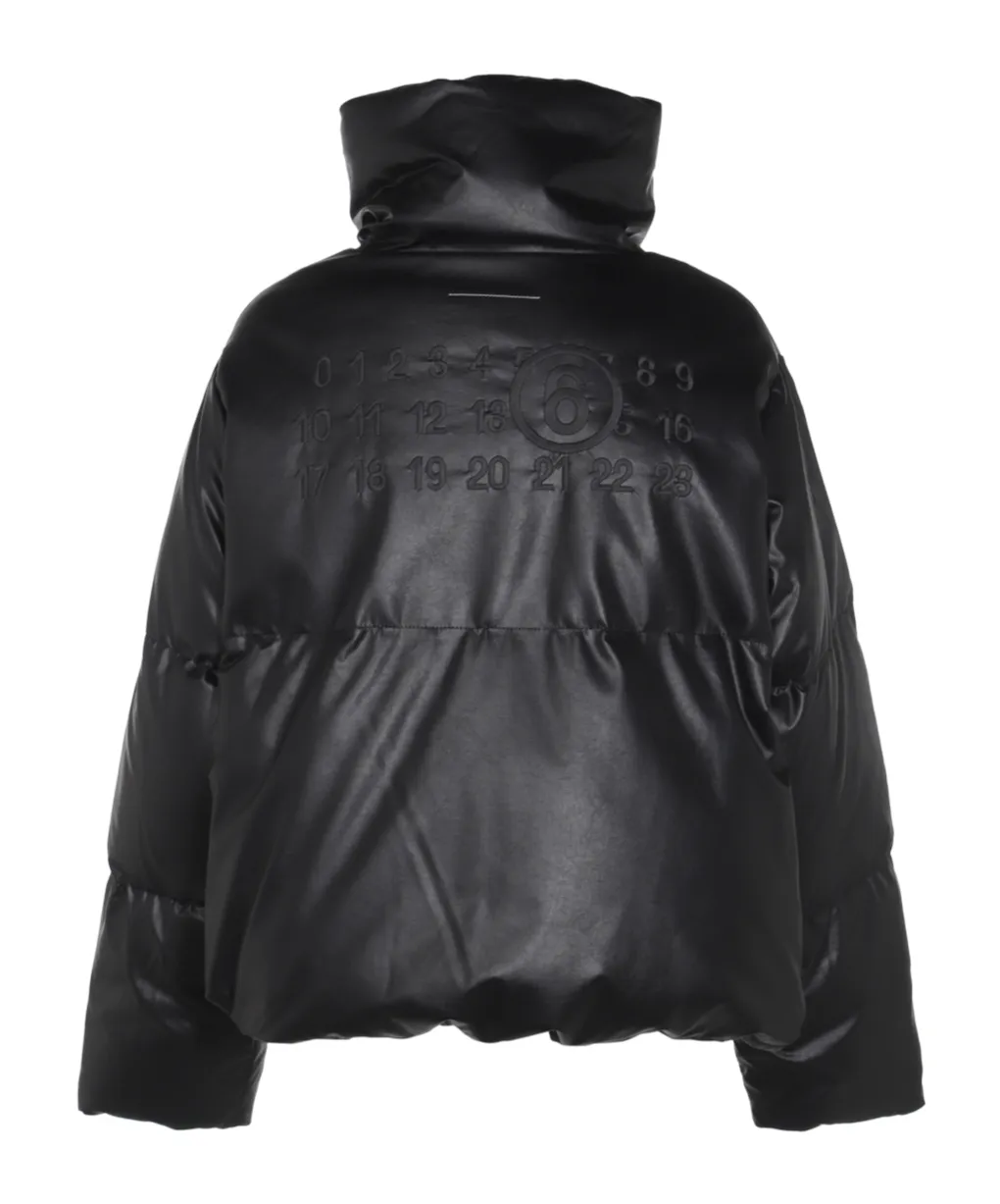 Mm6 Maison Margiela High Neck Padded Jacket