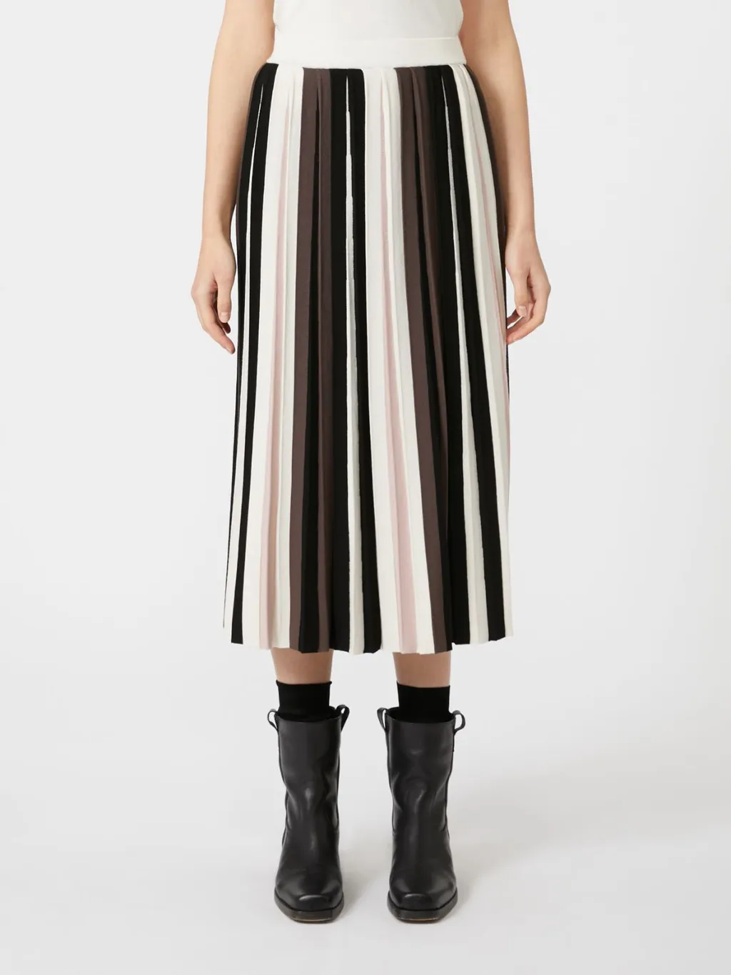 Weekend Max Mara Plissé-Pleated Skirt