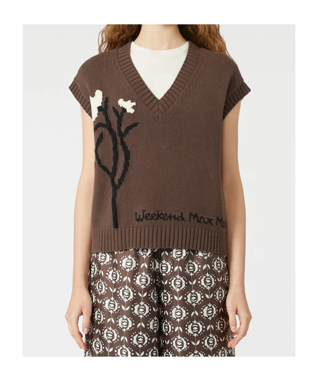 Inlaid Cotton-Blend Gilet