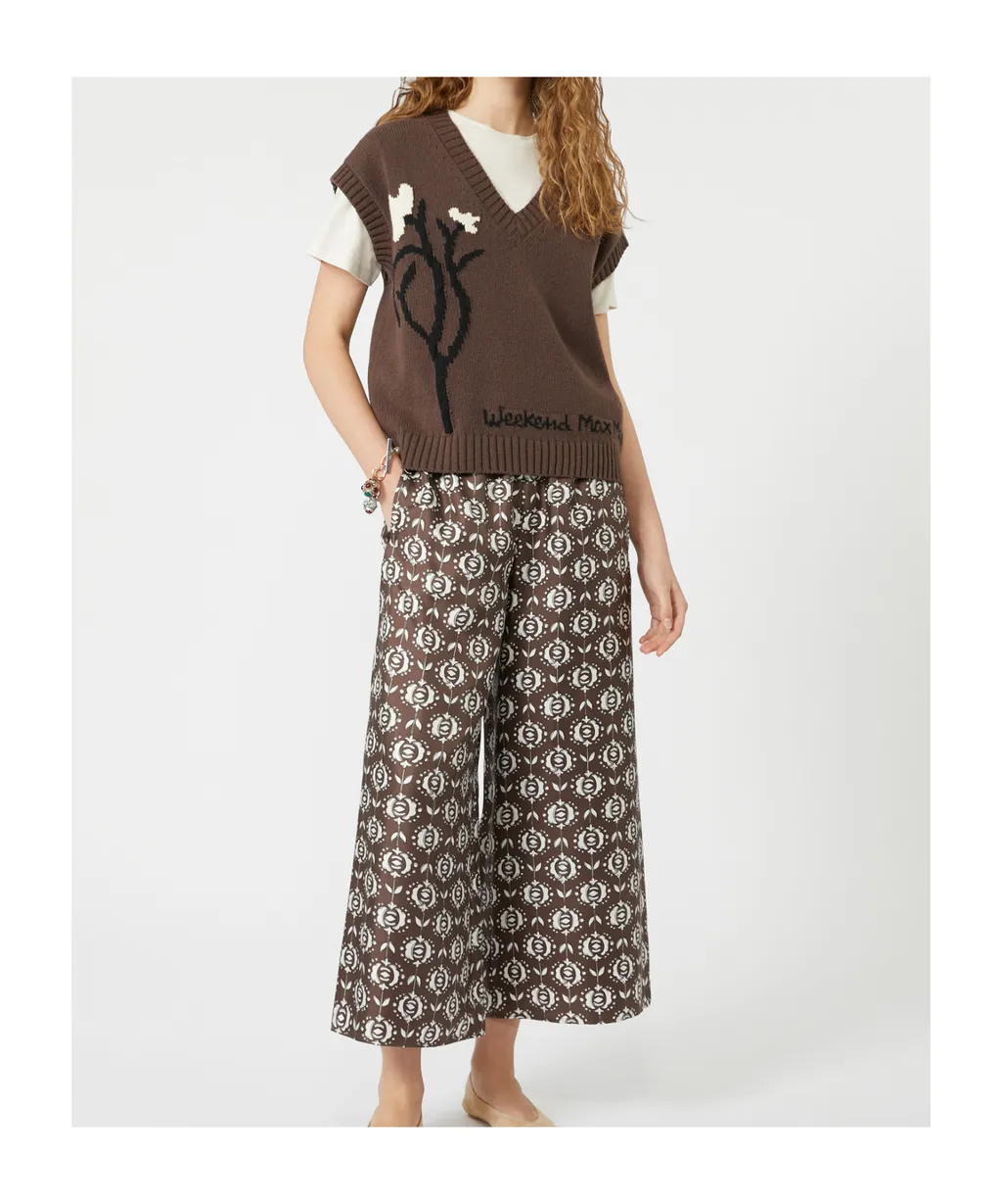 Inlaid Cotton-Blend Gilet