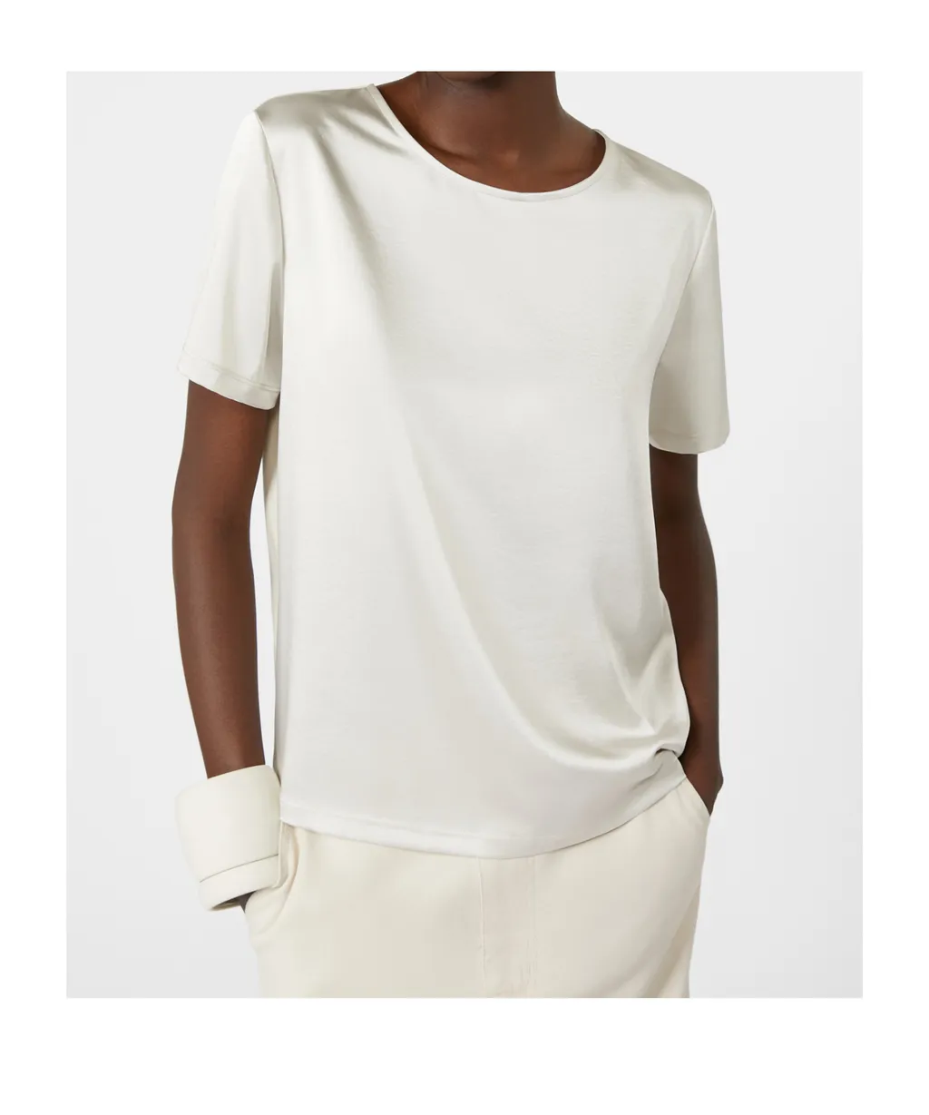Weekend Max Mara Gilbert Keyhole Cut-Out Crewneck T-Shirt