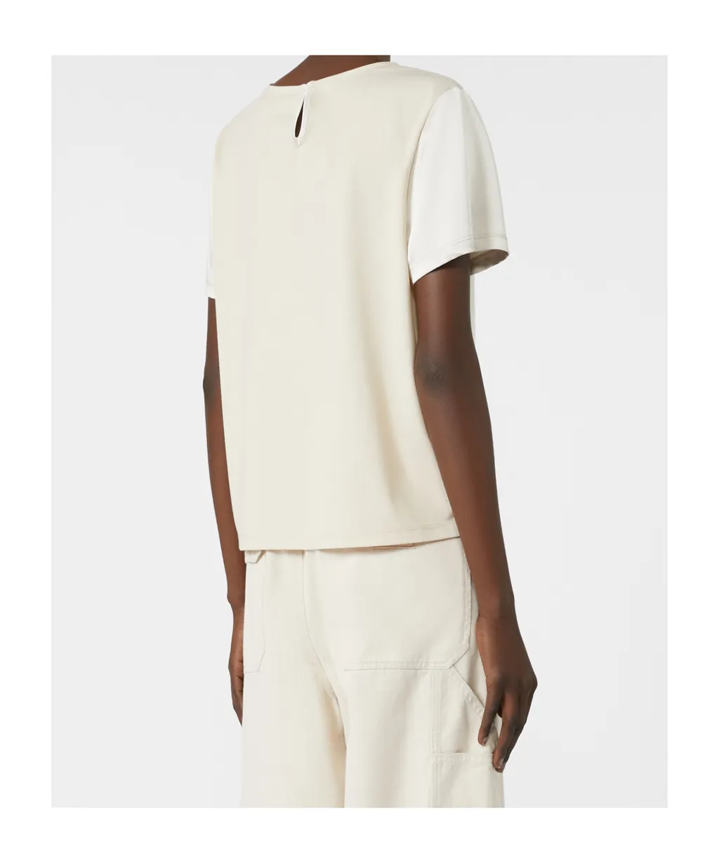 Weekend Max Mara Gilbert Keyhole Cut-Out Crewneck T-Shirt