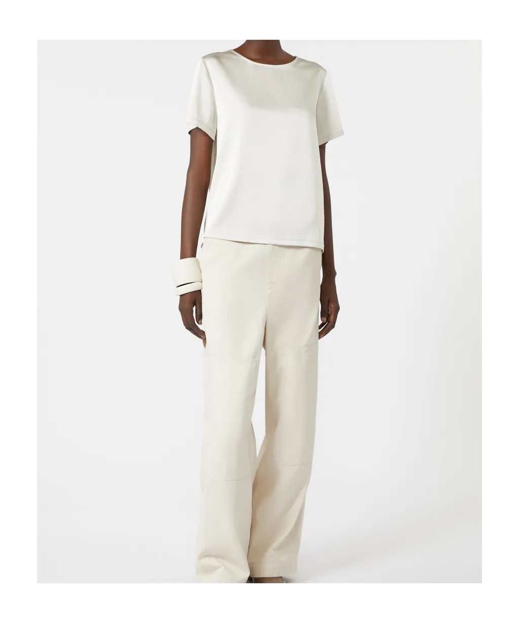 Weekend Max Mara Gilbert Keyhole Cut-Out Crewneck T-Shirt